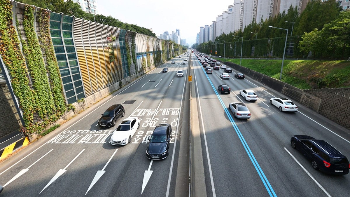 경부고속도로 전경