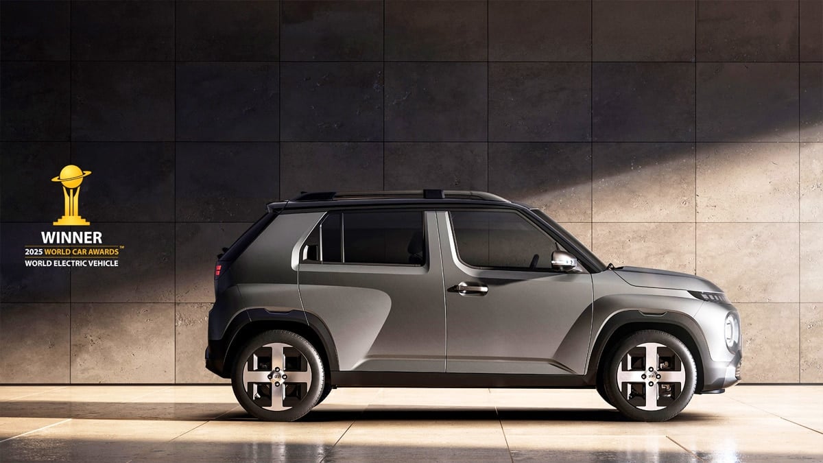 현대차 캐스퍼 일렉트릭 '2025 세계 올해의 전기차' 수상