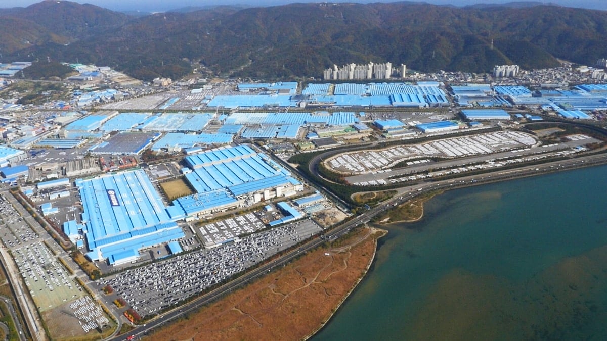 현대차 울산공장 전경