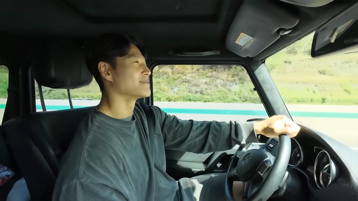 김종국과 벤츠 G350 블루텍