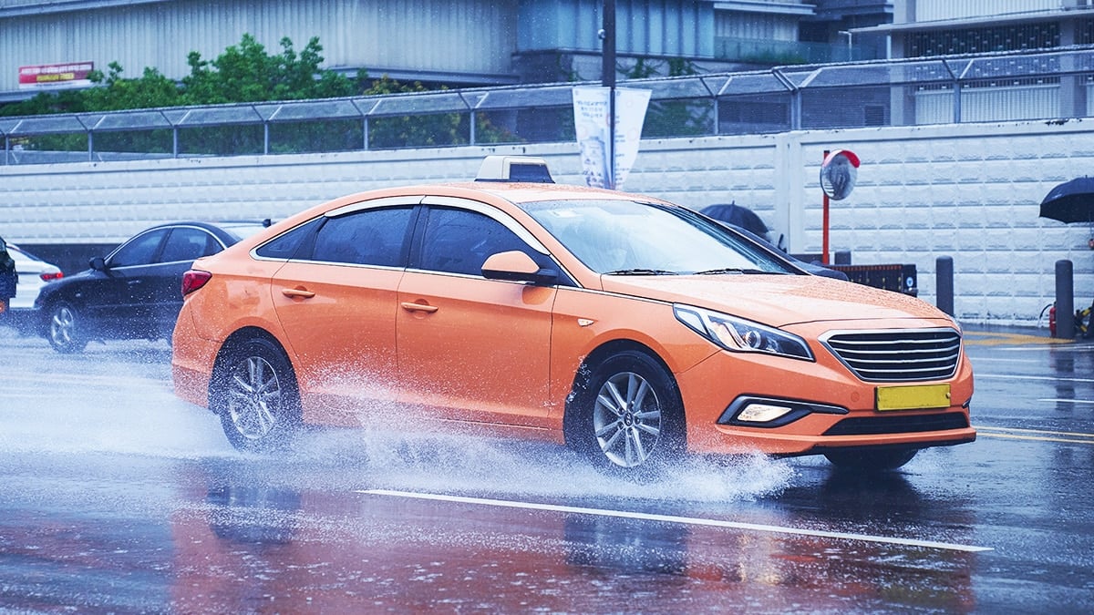 빗길 주행 시 운전 요령