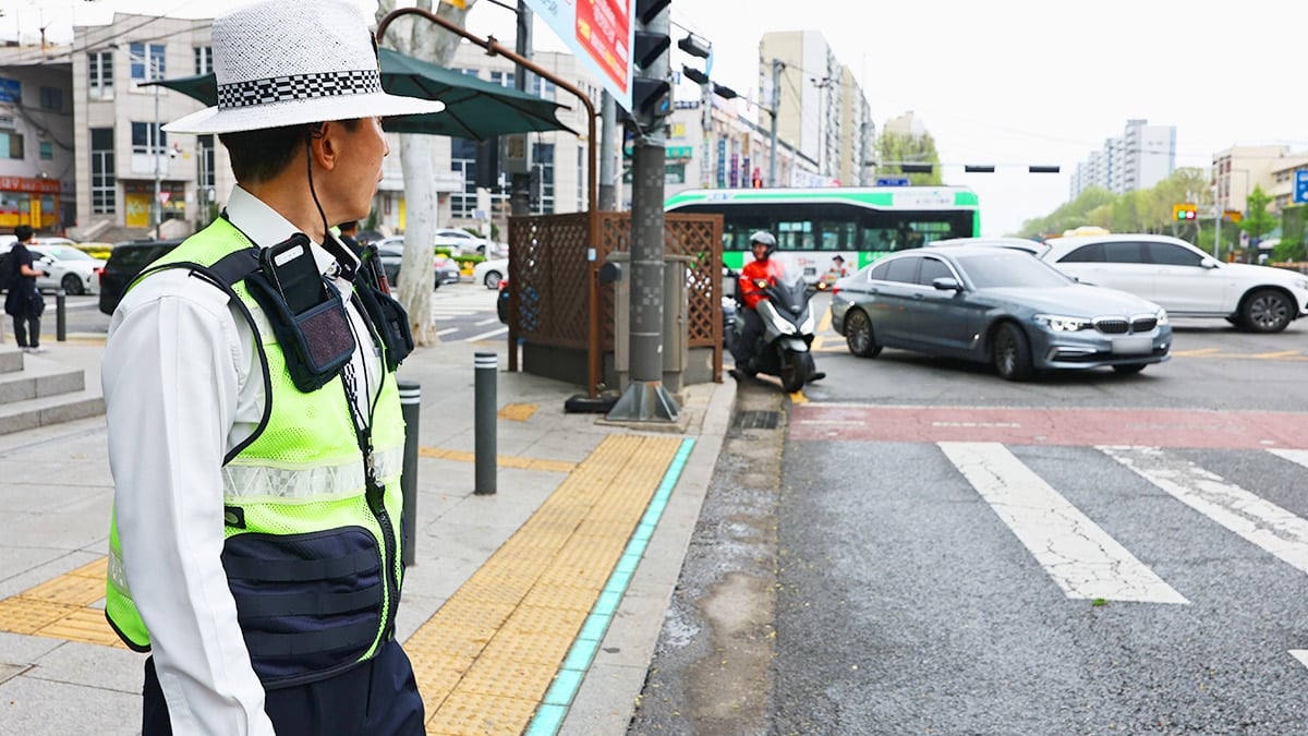 우회전 통행방법 위반 집중단속