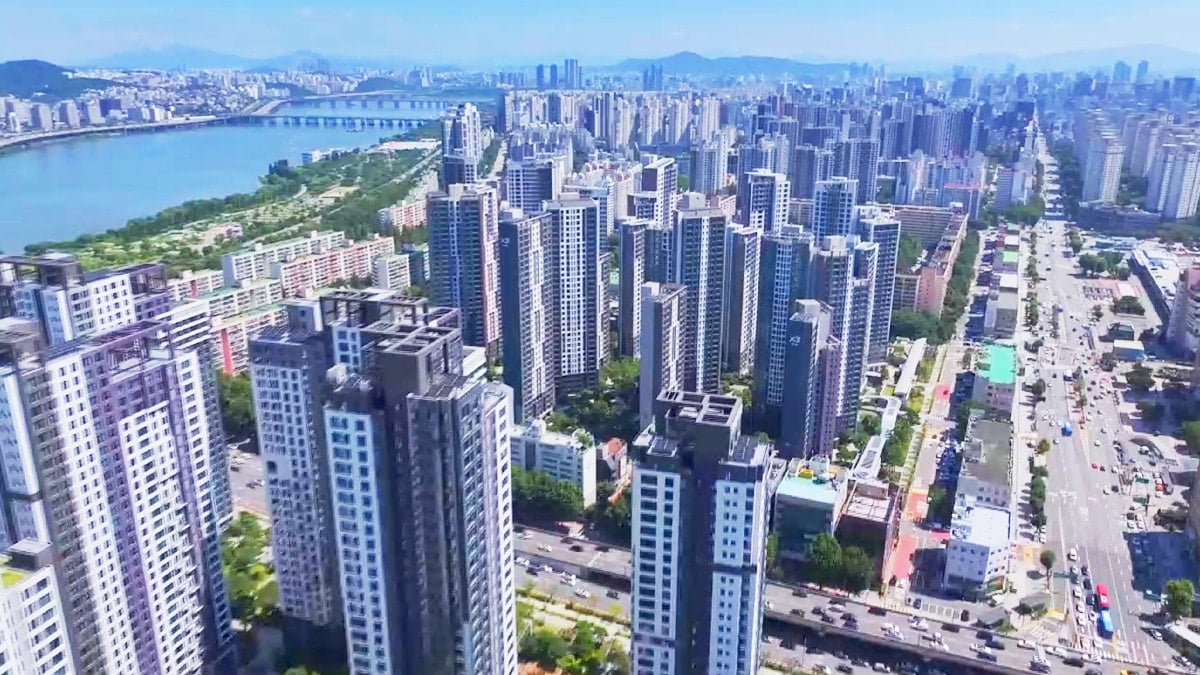 서울 아파트 단지 전경