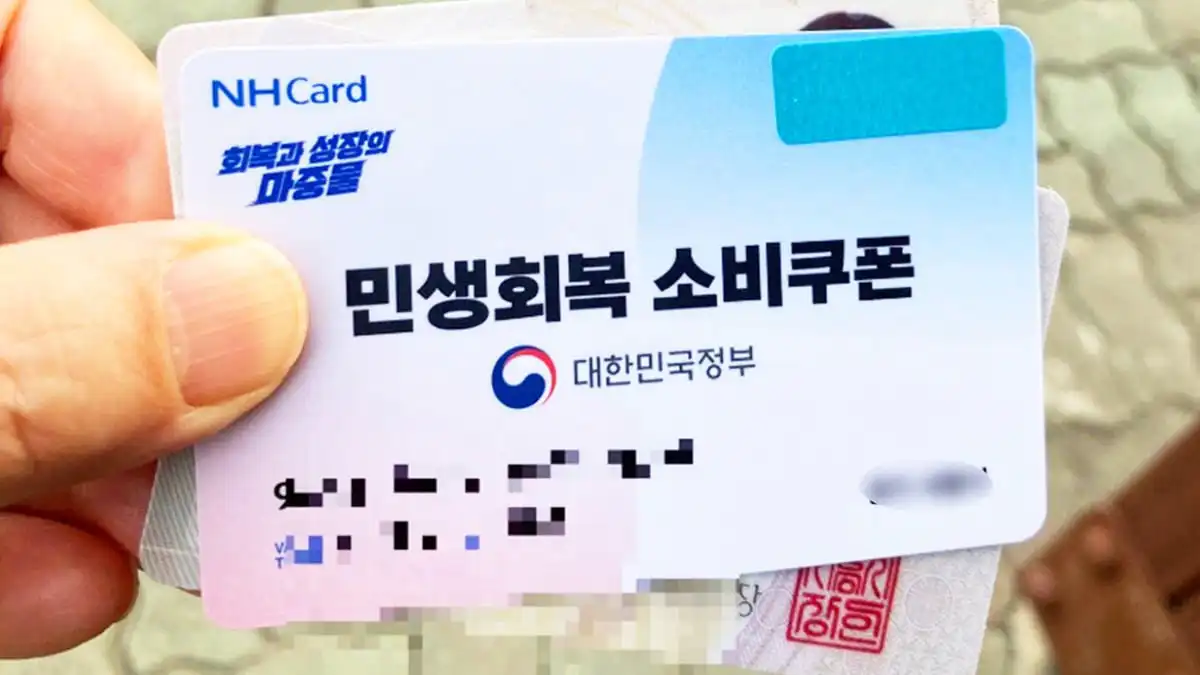 민생회복 소비쿠폰 카드